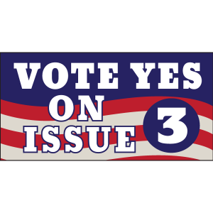 Vote Yes on 3 Magnet